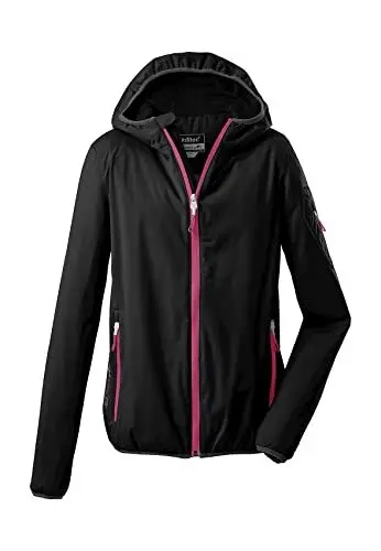 Produktbild: Killtec Damen Softshelljacke/Übergangsjacke mit Kapuze, packbar Trin WMN SOFTSHELL JCKT, schwarz, 38, 36865-000