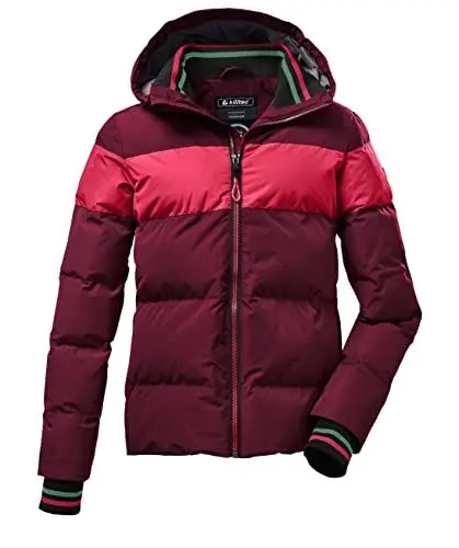 Produktbild: Killtec Mädchen Kow 192 Grls Qltd Jckt Winterjacke Jacke in Daunenoptik mit Kapuze, brombeere, 152 EU