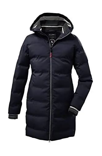 Produktbild: Killtec Mädchen Kow 196 Grls Qltd Ct Wintermantel Parka in Daunenoptik mit Kapuze, dunkelnavy, 176 EU