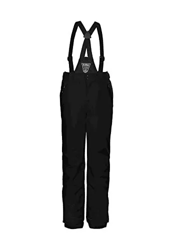 Produktbild: Killtec Mädchen ksw 77 grls pnts Funktionshose Skihose mit abzippbaren Latz Schneefang und Kantenschutz, Schwarz, 164 EU