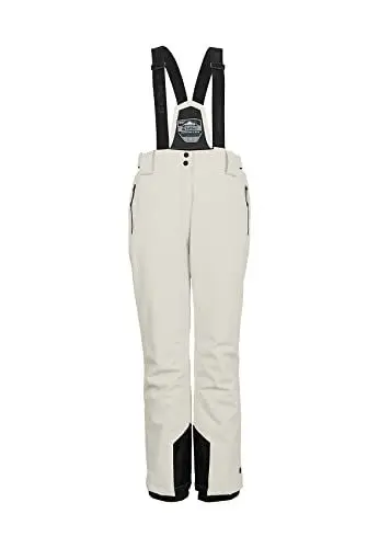 Produktbild: killtec Damen Funktionshose/Skihose mit abnehmbaren Trägern, Kantenschutz und Schneefang - KSW 249 WMN SKI PNTS, Weiss, 46, 37559-000