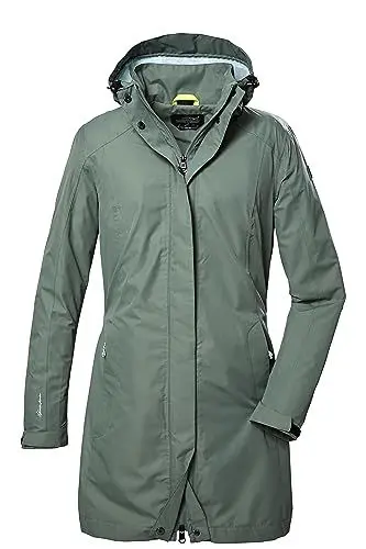 Produktbild: killtec Damen Funktionsjacke/Outdoorjacke mit abzippbarer Kapuze KOS 44 WMN PRK, pale green, 44, 41284-000