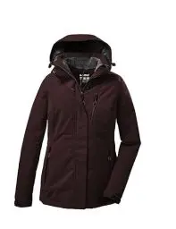 Produktbild: killtec Damen Funktionsjacke/Outdoorjacke mit abzippbarer Kapuze KOW 140 WMN JCKT, dunkelweinrot, 48, 37411-000