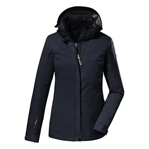 Produktbild: killtec Damen Funktionsjacke/Outdoorjacke mit abzippbarer Kapuze - KOS 133 WMN JCKT, dunkelnavy, 48, 38383-000