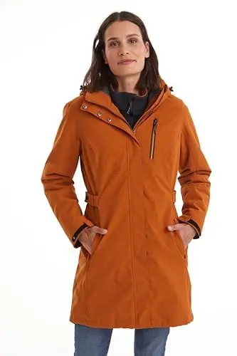 Produktbild: killtec Damen Funktionsparka/Parka mit abzippbarer Kapuze KOW 165 WMN PRK, dark curry, 50, 37726-000