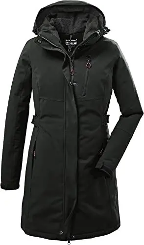Produktbild: Killtec Damen Kow 165 Wmn Prk Funktionsparka/ Parka Mit Abzippbarer Kapuze, Dunkeloliv, 44 EU