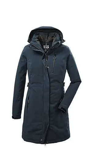 Produktbild: killtec Damen Funktionsparka/Parka mit abzippbarer Kapuze KOW 165 WMN PRK, hellpetrol, 38, 37726-000