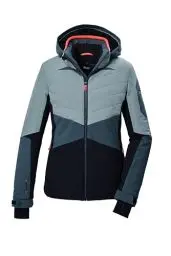 Produktbild: killtec Damen Skijacke/Funktionsjacke mit abzippbarer Kapuze und Schneefang KSW 34 WMN SKI JCKT, hell eisblau, 36, 41967-000