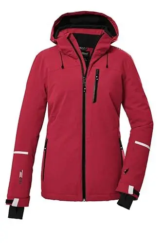Produktbild: killtec Damen Skijacke/Funktionsjacke mit abzippbarer Kapuze und Schneefang KSW 81 WMN SKI JCKT, modern red, 44, 39746-000