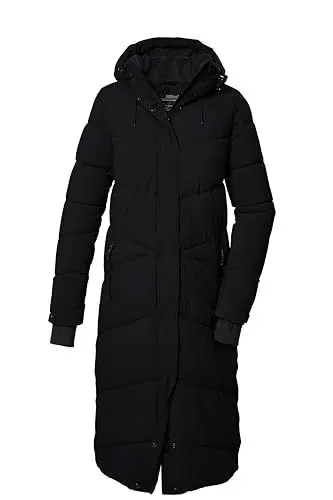Produktbild: killtec Damen Steppmantel/Funktionsmantel in Daunenoptik mit Kapuze KOW 87 WMN QLTD CT, schwarz, 40, 41813-000
