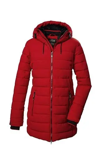 Produktbild: killtec Damen Steppparka/Parka mit Kapuze KOW 55 WMN QLTD PRK, dunkelrot, 42, 41809-000