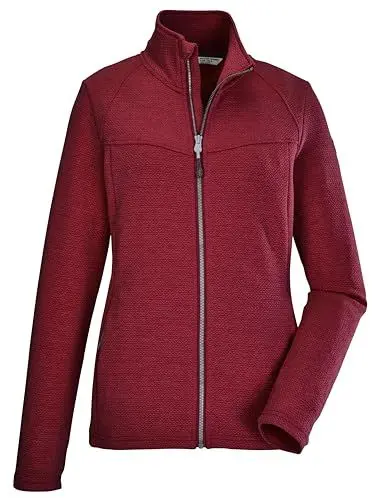 Produktbild: killtec Damen Stretchjacke mit Stehkragen/Fleecejacke KOS 102 WMN FLX JCKT, rot, 40, 39176-000