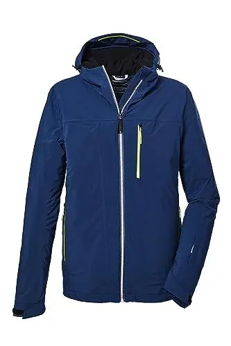 Produktbild: killtec Herren Funktionsjacke/Outdoorjacke mit Kapuze und abzippbarem Schneefang KOW 92 MN JCKT, dunkelpetrol, XL, 38582-000