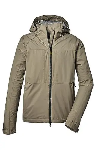 Produktbild: killtec Herren Funktionsjacke/Outdoorjacke mit abzippbarer Kapuze KOS 12 MN JCKT, sage, XL, 41261-000