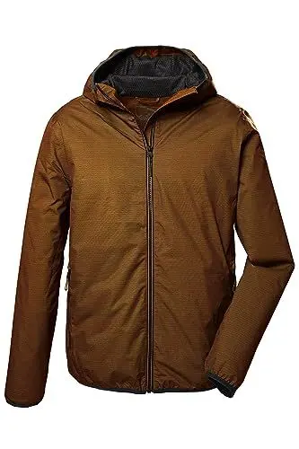 Produktbild: killtec Herren Funktionsjacke mit Kapuze, Outdoorjacke packbar KOS 258 MN JCKT, curry, XL, 41366-000