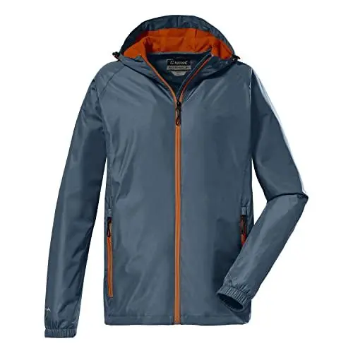 Produktbild: killtec Herren Funktionsjacke mit Kapuze, packbar KOS 16 MN JCKT, stahlblau, M, 38277-000
