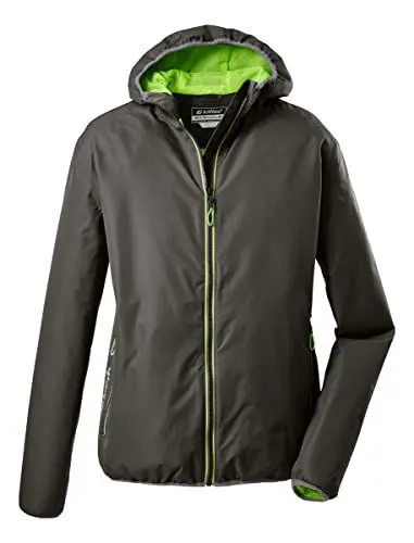 Produktbild: killtec Herren Funktionsjacke mit Kapuze, packbar Trin MN JCKT A, grünanthrazit, 3XL, 36866-000