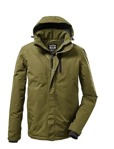 Produktbild: killtec Herren Funktionsjacke mit abzippbarer Kapuze KOW 161 MN JCKT, blasses oliv, M, 37589-000
