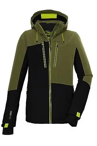 Produktbild: killtec Herren Skijacke/Funktionsjacke mit abzippbarer Kapuze und Schneefang KSW 69 MN SKI JCKT, moos, L, 39733-000