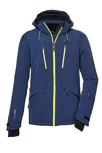 Produktbild: killtec Herren Skijacke/Funktionsjacke mit abzippbarer Kapuze und Schneefang KSW 74 MN SKI JCKT, dunkelpetrol, S, 39738-000