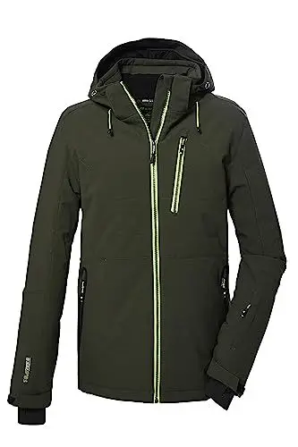 Produktbild: killtec Herren Skijacke/Jacke in Daunenoptik mit abzippbarer Kapuze und Schneefang KSW 68 MN SKI QLTD JCKT, dark moss, L, 39732-000