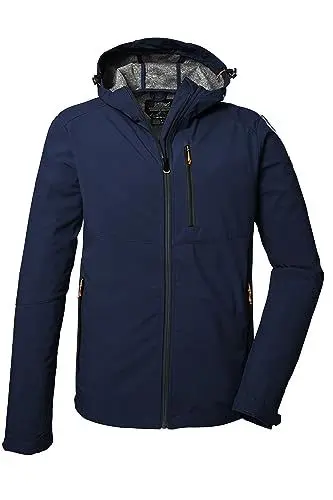 Produktbild: killtec Herren Softshelljacke/Outdoorjacke mit Kapuze KOS 259 MN SFTSHLL JCKT, dunkelblau, XL, 41367-000