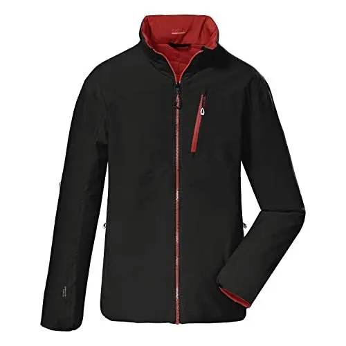 Produktbild: killtec Herren Softshelljacke/Wendejacke, packbar KOW 88 MN JCKT, schwarz, S, 38578-000