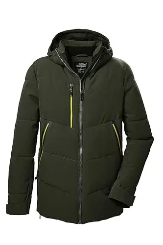Produktbild: killtec Herren Steppjacke/Funktionsjacke in Daunenoptik mit Kapuze KOW 1 MN QLTD JCKT, dark moss, XXL, 41837-000