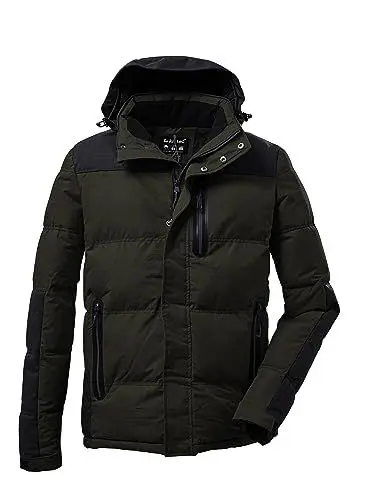 Produktbild: killtec Herren Kow 152 Mn Qltd Jckt Steppjacke Mit Abzippbarer Kapuze, Grün, XXL EU