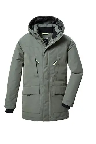 Produktbild: killtec Jungen Funktionsparka/Parka wasserdicht mit Kapuze KOW 378 BYS PRK, moos, 128, 42171-000