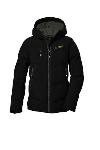 Produktbild: killtec Jungen Steppjacke/Winterjacke mit Kapuze KOW 374 BYS QLTD JCKT, schwarz, 176, 42167-000