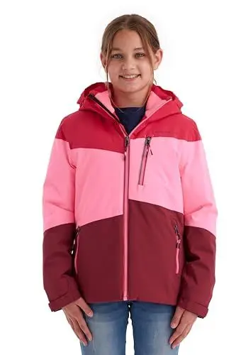 Produktbild: killtec Mädchen Funktionsjacke mit Kapuze und Schneefang/Outdoorjacke ist wasserdicht KOW 170 GRLS JCKT, pink, 176, 40927-000
