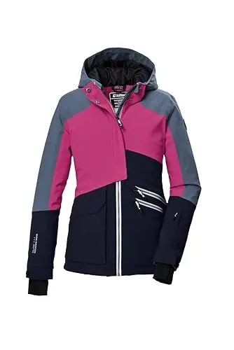 Produktbild: killtec Mädchen Skijacke/Funktionsjacke mit Kapuze und Schneefang KSW 405 GRLS SKI JCKT, dunkelnavy, 140, 42092-000