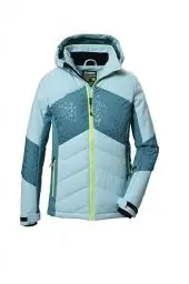 Produktbild: killtec Mädchen Skijacke/Jacke in Daunenoptik mit Kapuze und Schneefang KSW 342 GRLS SKI QLTD JCKT, mint, 176, 42075-000