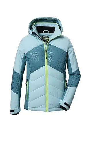 Produktbild: killtec Mädchen Skijacke/Jacke in Daunenoptik mit Kapuze und Schneefang KSW 342 GRLS SKI QLTD JCKT, mint, 176, 42075-000