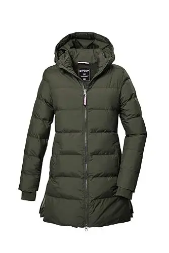 Produktbild: killtec Mädchen Steppparka/Parka mit Kapuze KOW 359 GRLS QLTD PRK, dark moss, 164, 42151-000