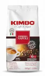 Produktbild: Kimbo Espresso Napoletano ganze Kaffeebohnen, dunkle Röstung, 1kg Beutel