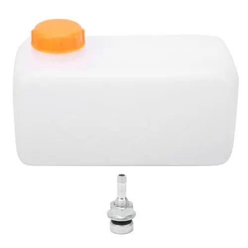 Produktbild: KIMISS 28.5x14x14cm Gaskraftstoff Benzintank,5.5L Großes Fassungsvermögen Heizöl Benzintank Kunststoff für Auto LKW Schiff Luftfahrt Standheizung Box(Orange)