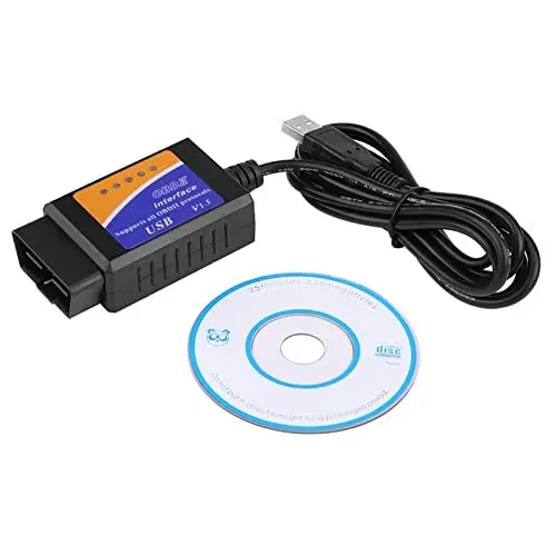Produktbild: KIMISS 2 USB-Kabel Auto-USB-Anschluss V1.5 2-Diagnosekabel-Schnittstellenscanner für elm327