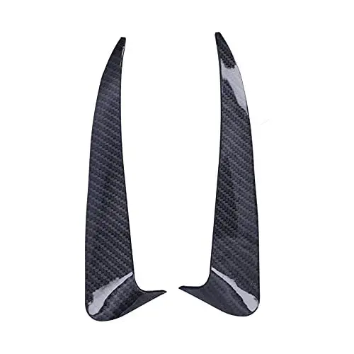 Produktbild: KIMISS 2pcs Heckstoßstange Diffusor, Side Canard Links Rechts Heckstoßstange Lip Splitter Spoiler Ersatz für C-Klasse Kombi W205 C180 C200 AMG(Kohlefaser-Muster)