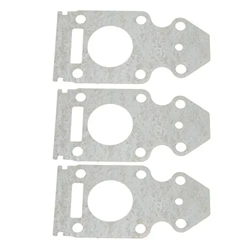Produktbild: 3-teiliges Standard-Kunststoff-Außenbord-Wasserpumpen-Dichtungsset für 2-Takt-Bootsmotoren mit 9,9 PS, 15 PS, 15F, T9,9 und 4-Takt-F15. Zum Ersetzen Alter