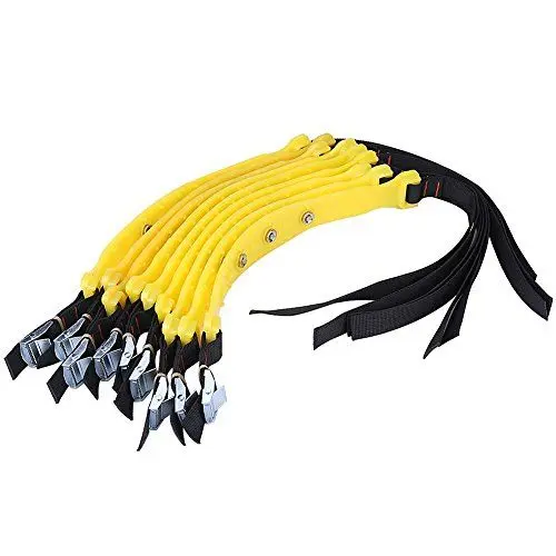 Produktbild: KIMISS Anti-Rutsch Reifen Ketten, 10pcs 185-225mm Universal Reifen Anti-Rutsch Gürtel Schneekette, Auto Sicherheit Reifen Ketten Auto Sicherheit Schlamm Outdoor für Auto LKW SUV
