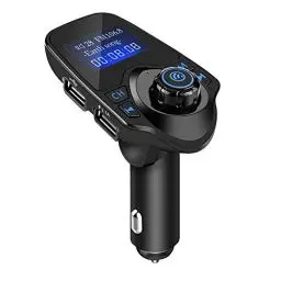 Produktbild: Yctze T11 Bluetooth-Freisprecheinrichtung, MP3-Player, FM-Transmitter, USB-Ladegerät Auto Ladegerät Zigarettenanzünder Auto Bluetooth FM Sender