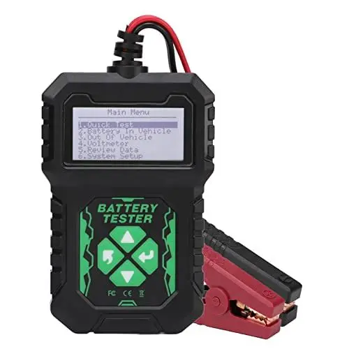 Produktbild: KIMISS Autobatterie-Tester, Batterie-Tester 12V 100 Bis 2000CCA Batterie-Last-Analysator-Auflade-Test-Tool für Auto-LKW-Schiffs-Motorrad-SUV