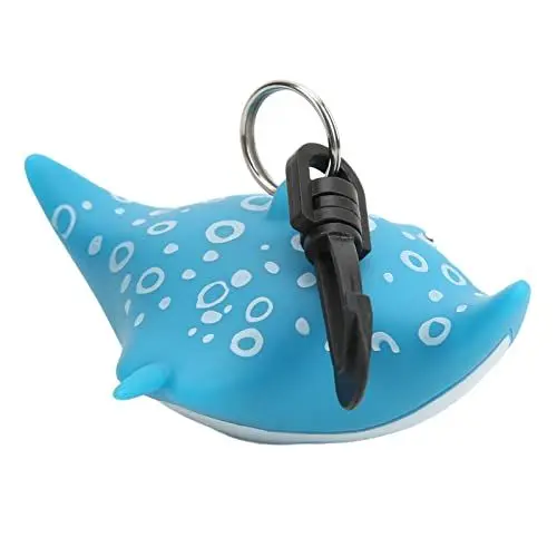 Produktbild: KIMISS Cubierta Boquilla De Buceo Atemregler-Mundstückabdeckung aus Weichem Gummi, Cartoon-Fisch-Tauchmundstückabdeckung, Atemreglerhalter der Zweiten Stufe mit Clip, Tauchregler der