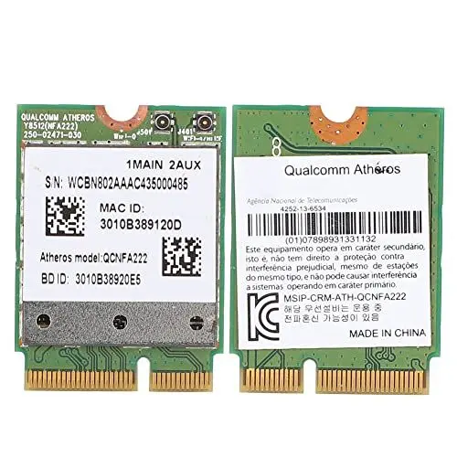 Produktbild: Für Qualcomm Atheros, 2,4-5-GHz-Dualband-802.11abgn-WLAN-Karte mit Bluetooth 4.0
