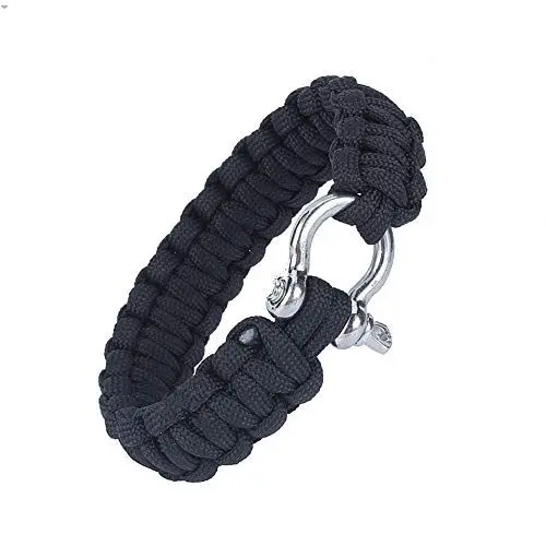 Produktbild: KIMISS Military 550 Paracord, Armband Edelstahl Woven Survival Buckle Kit Outdoor