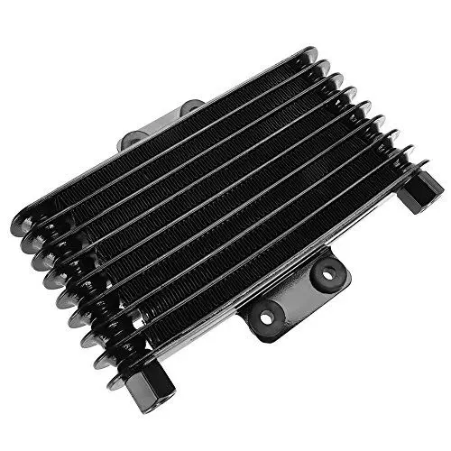 Produktbild: KIMISS Ölkühler, Aluminium 125ml Motorölkühler Kühler für Dirt Bike ATV(Schwarz)