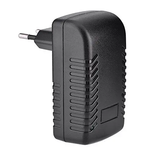Produktbild: Poe-Adapter Poe-Netzteil Schwarz 48 V 0,5 A Wand-Poe-Injektor Ethernet-Adapter IP-Telefon-Kamera-Netzteil UK-Stecker
