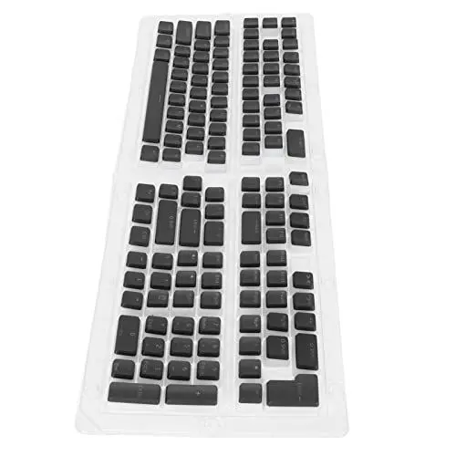 Produktbild: KIMISS Pudding-Tastenkappen, Tastatur 129 Tasten, Transparent, OEM PBT, Zweifarbiges Tastenkappen-Set, Elektronik, Computerzubehör, Computerzubehör, Peripheriegeräte, Tastaturen, Mäuse,